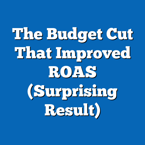 The Budget Cut That Improved ROAS (Surprising Result)