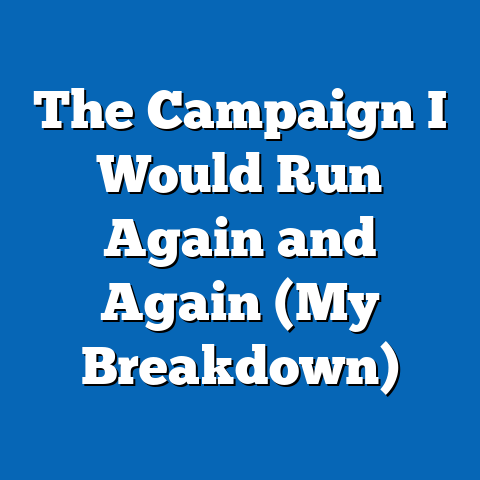 The Campaign I Would Run Again and Again (My Breakdown)