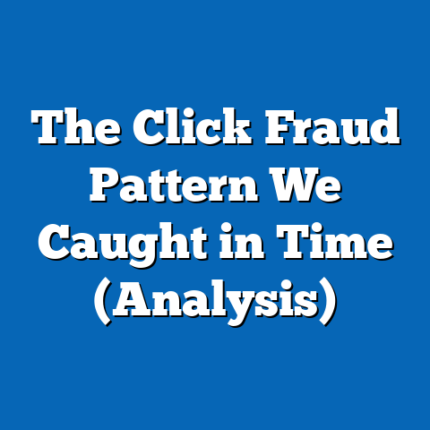 The Click Fraud Pattern We Caught in Time (Analysis)