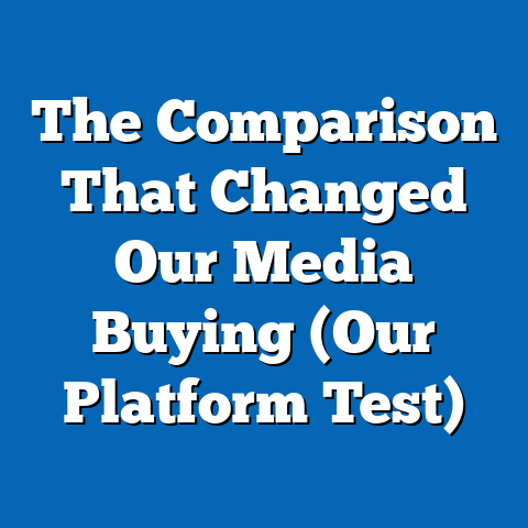 The Comparison That Changed Our Media Buying (Our Platform Test)