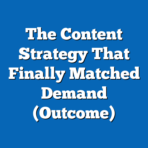 The Content Strategy That Finally Matched Demand (Outcome)