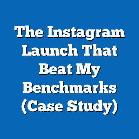 The Instagram Launch That Beat My Benchmarks (Case Study)