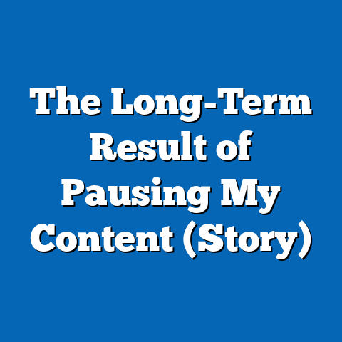 The Long-Term Result of Pausing My Content (Story)