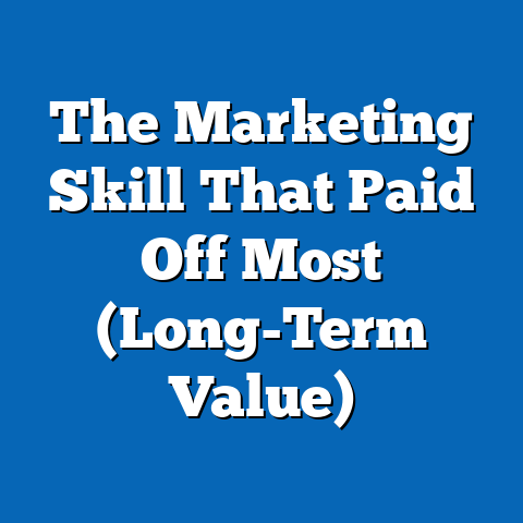 The Marketing Skill That Paid Off Most (Long-Term Value)