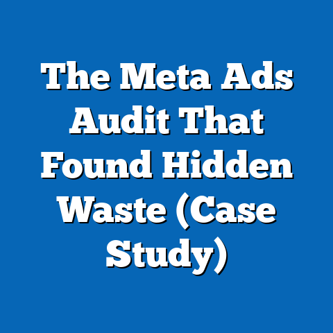 The Meta Ads Audit That Found Hidden Waste (Case Study)