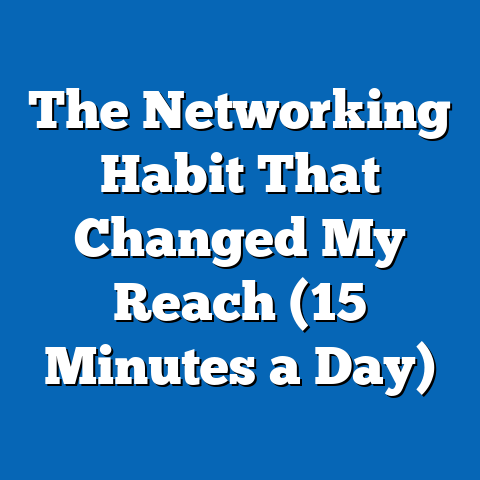 The Networking Habit That Changed My Reach (15 Minutes a Day)