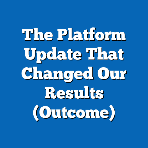 The Platform Update That Changed Our Results (Outcome)
