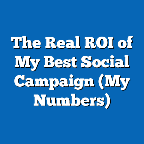 The Real ROI of My Best Social Campaign (My Numbers)