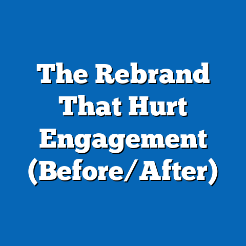 The Rebrand That Hurt Engagement (Before/After)