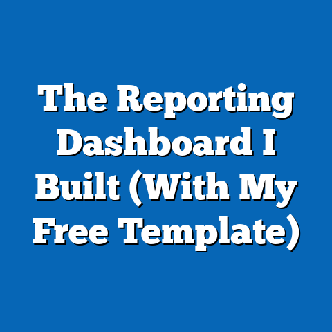 The Reporting Dashboard I Built (With My Free Template)