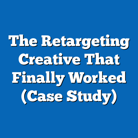 The Retargeting Creative That Finally Worked (Case Study)