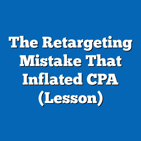 The Retargeting Mistake That Inflated CPA (Lesson)