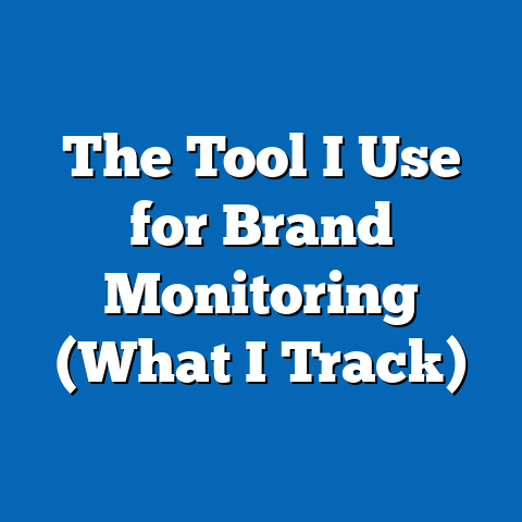 The Tool I Use for Brand Monitoring (What I Track)