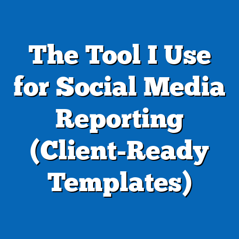 The Tool I Use for Social Media Reporting (Client-Ready Templates)