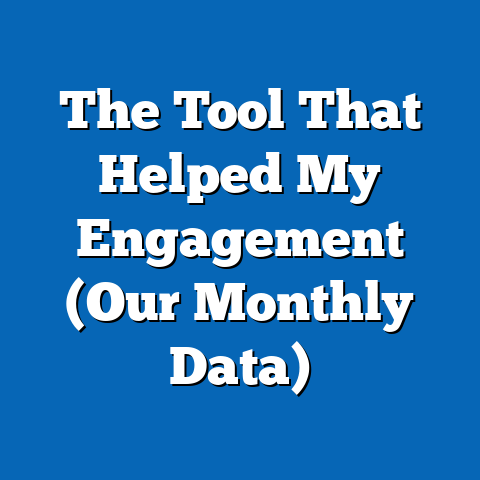The Tool That Helped My Engagement (Our Monthly Data)