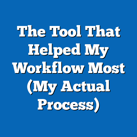 The Tool That Helped My Workflow Most (My Actual Process)