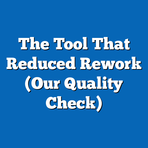 The Tool That Reduced Rework (Our Quality Check)