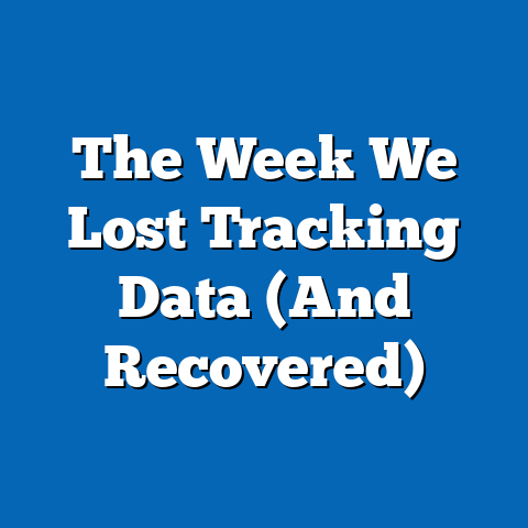 The Week We Lost Tracking Data (And Recovered)