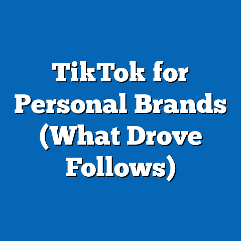 TikTok for Personal Brands (What Drove Follows)
