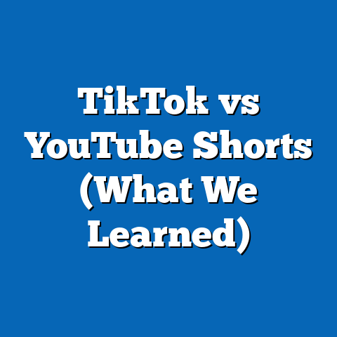 TikTok vs YouTube Shorts (What We Learned)