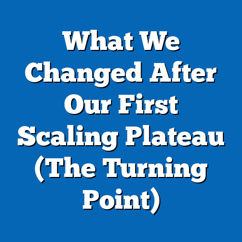 What We Changed After Our First Scaling Plateau (The Turning Point)