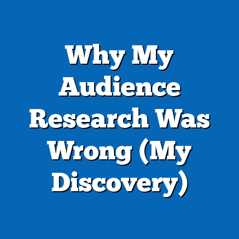 Why My Audience Research Was Wrong (My Discovery)
