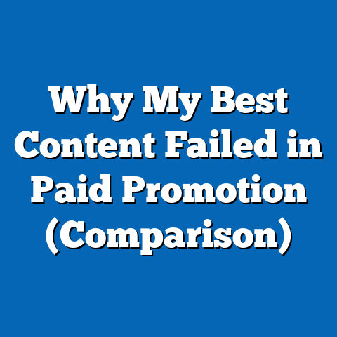 Why My Best Content Failed in Paid Promotion (Comparison)