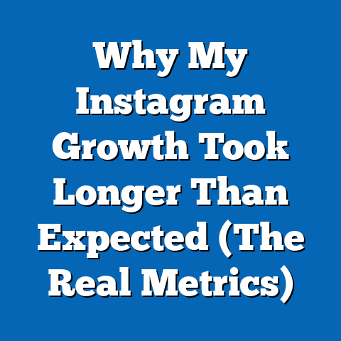 Why My Instagram Growth Took Longer Than Expected (The Real Metrics)
