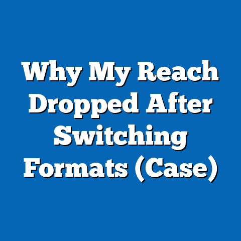 Why My Reach Dropped After Switching Formats (Case)