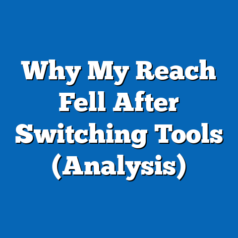 Why My Reach Fell After Switching Tools (Analysis)