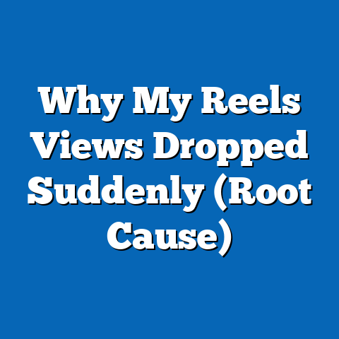 Why My Reels Views Dropped Suddenly (Root Cause)