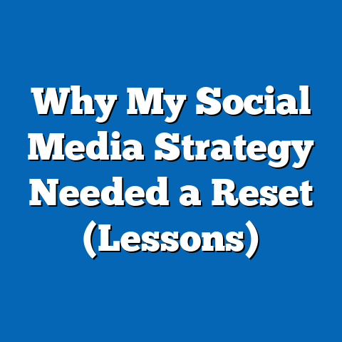 Why My Social Media Strategy Needed a Reset (Lessons)
