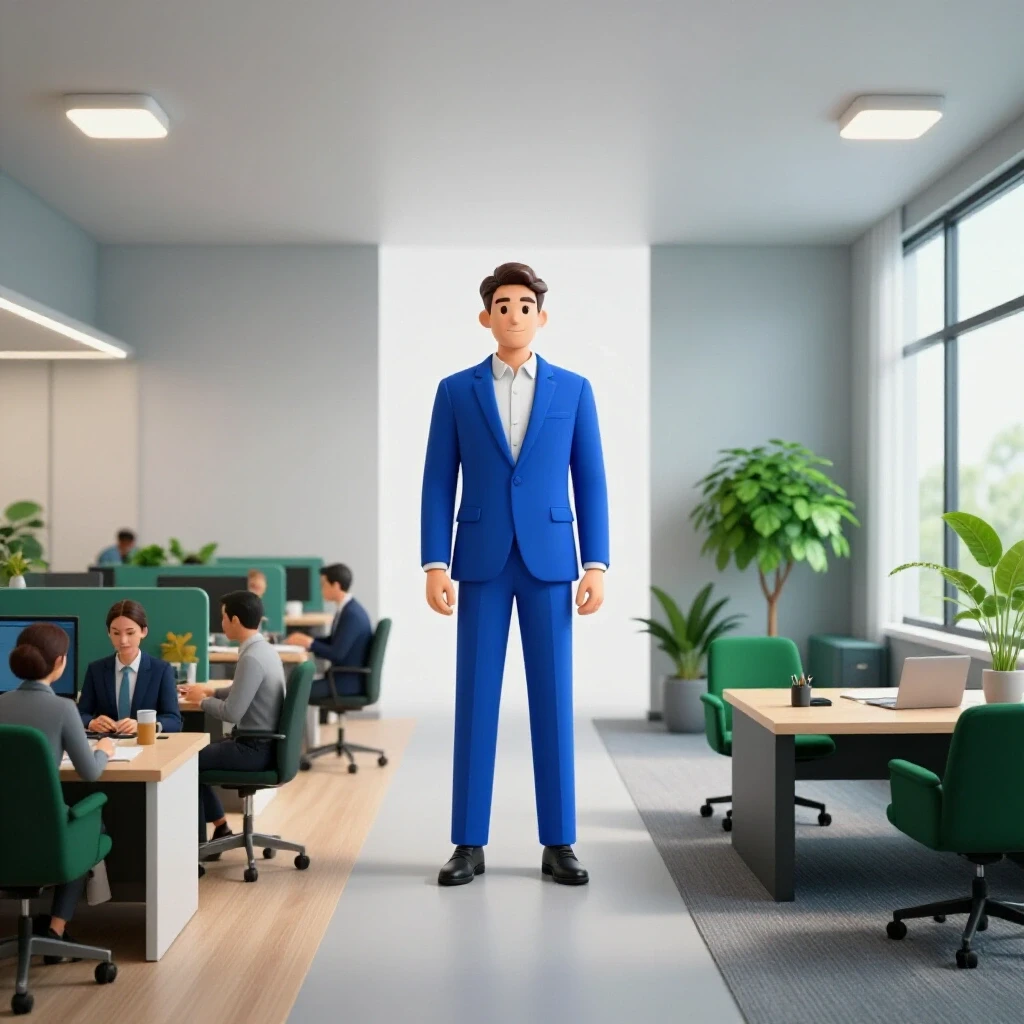 A split pathway image depicting a bustling agency environment on one side and a calm consulting office on the other, illustrating the transition in marketing.