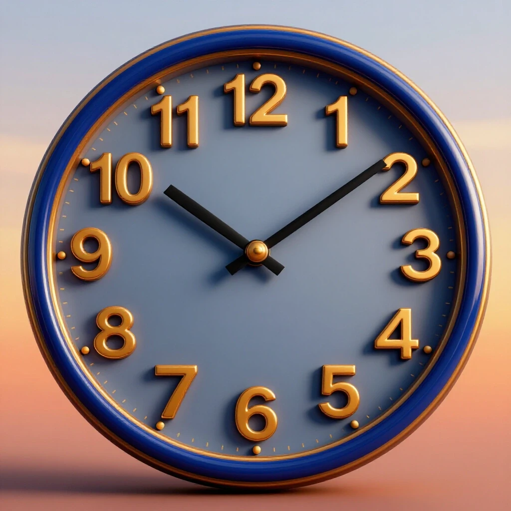 A worn-out clock with TikTok logos as numbers against a bright sunrise, symbolizing revitalization.