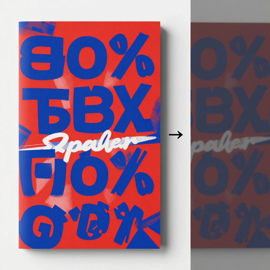 Split-image showing a vibrant social media post on the left and a dull version on the right, emphasizing engagement differences.