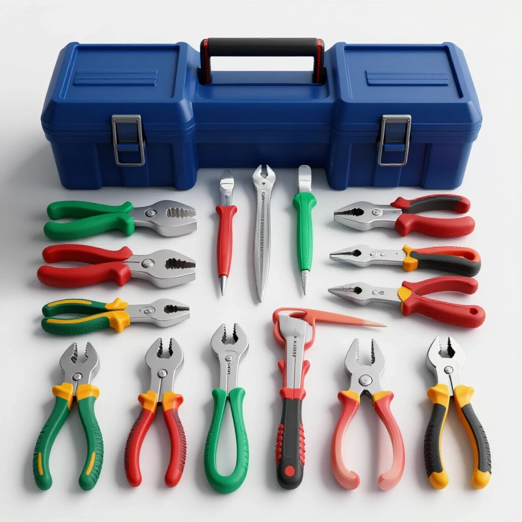A vibrant 3D toolbox filled with bright-colored tools symbolizing admin roles, set against a luminous background.