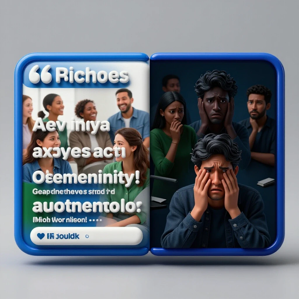 Split-screen image contrasting joyful customer testimonials with frustrated individuals in a problem scenario.